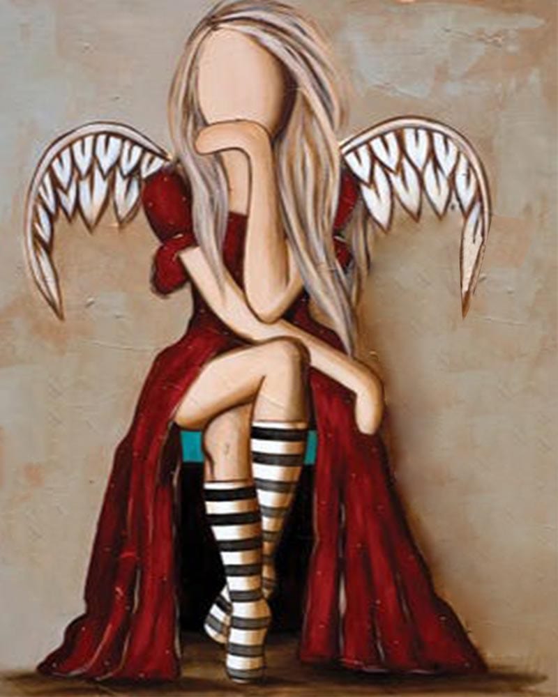 paintingnumberart 16"x20"/40x50cm / Without frame And Blessed Is She-Paint by Numbers Kit