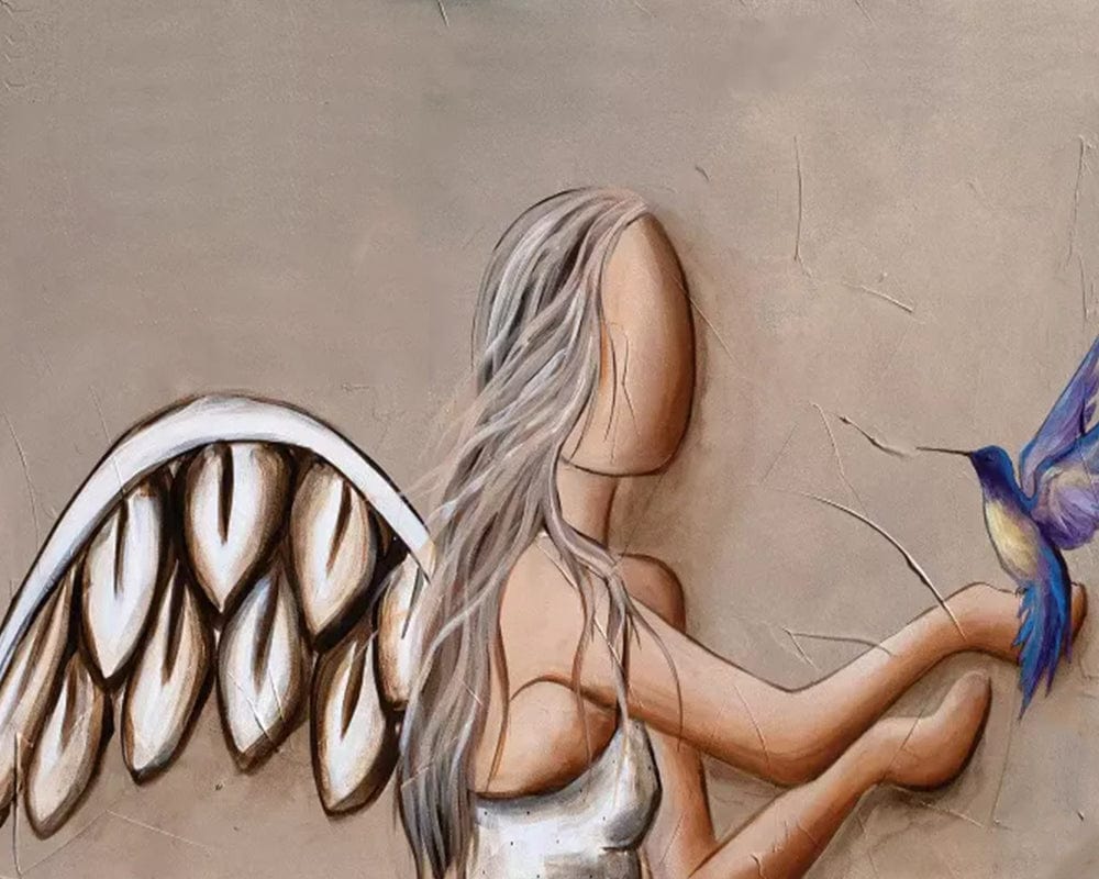paintingnumberart 16"x20"/40x50cm / Without frame Angel wings-Paint by Numbers Kit