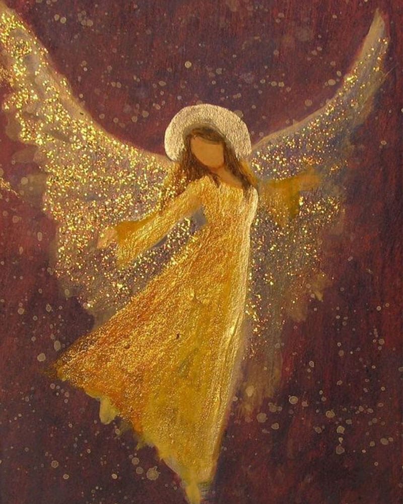 paintingnumberart 16"x20"/40x50cm / Without frame Angels dancing2-Paint by Numbers Kit