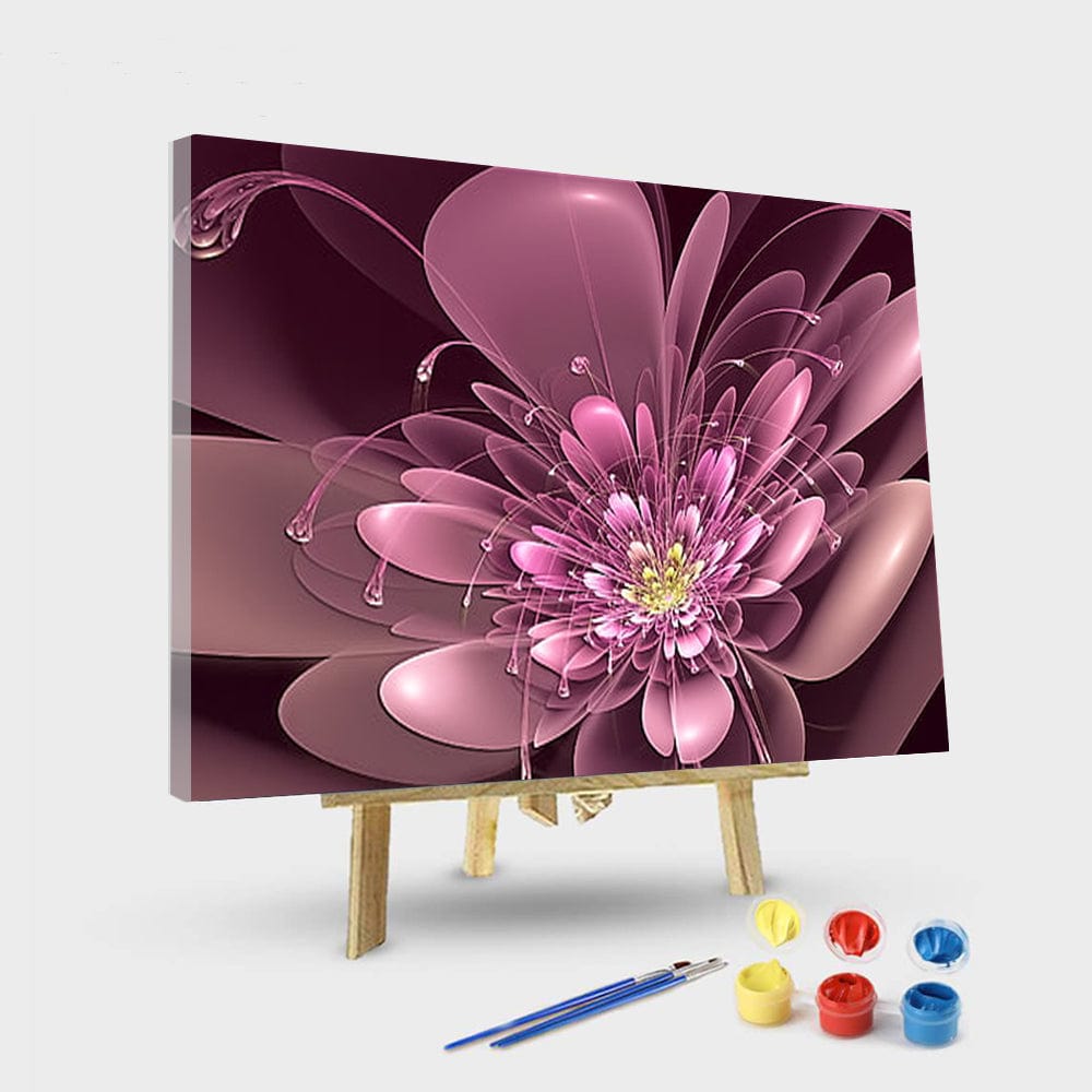 paintingnumberart 16"x20"/40x50cm / Without frame Blooming flowers – Flowers Paint By Number