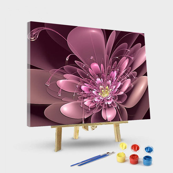 paintingnumberart 16"x20"/40x50cm / Without frame Blooming flowers – Flowers Paint By Number