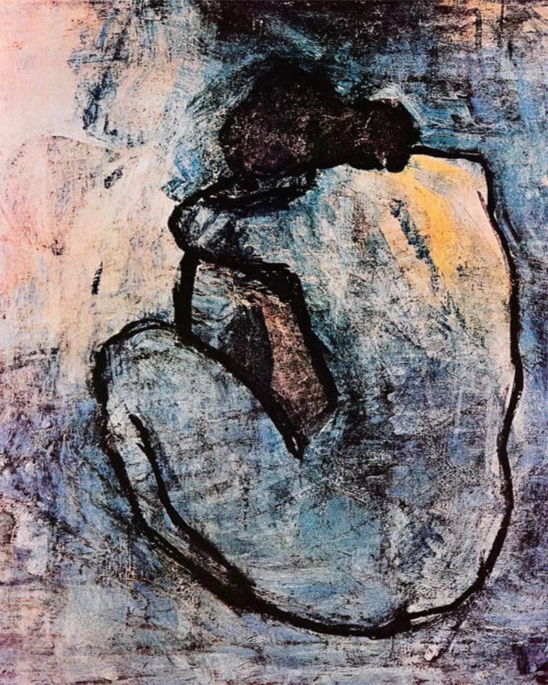 paintingnumberart 16"x20"/40x50cm / Without frame Blue Nude-Paint by Numbers Kit