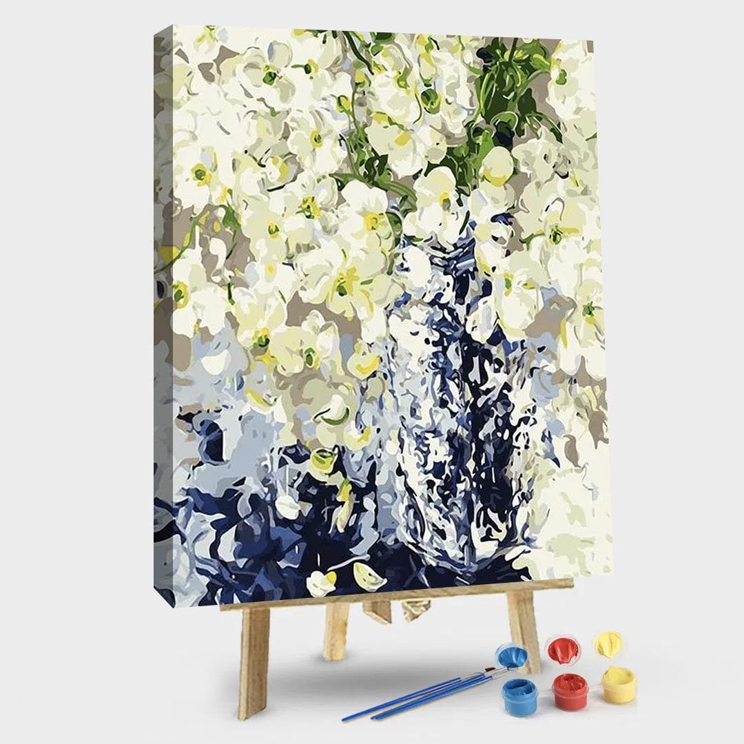 paintingnumberart 16"x20"/40x50cm / Without frame Burgers Floral – Flowers Paint By Number