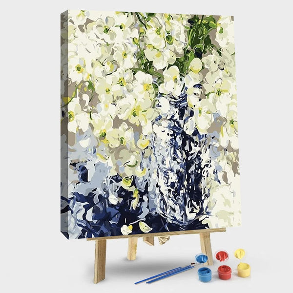 paintingnumberart 16"x20"/40x50cm / Without frame Burgers Floral – Flowers Paint By Number