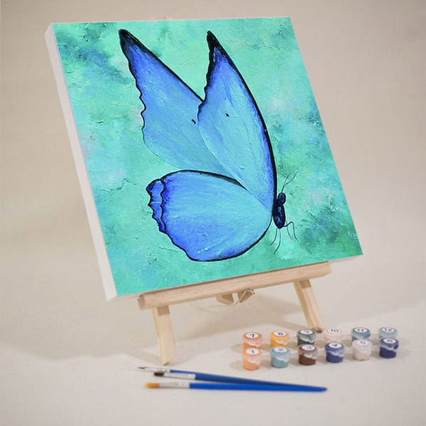 paintingnumberart 16"x20"/40x50cm / Without frame Butterfly-Mini DIY Paint by Numbers Kit