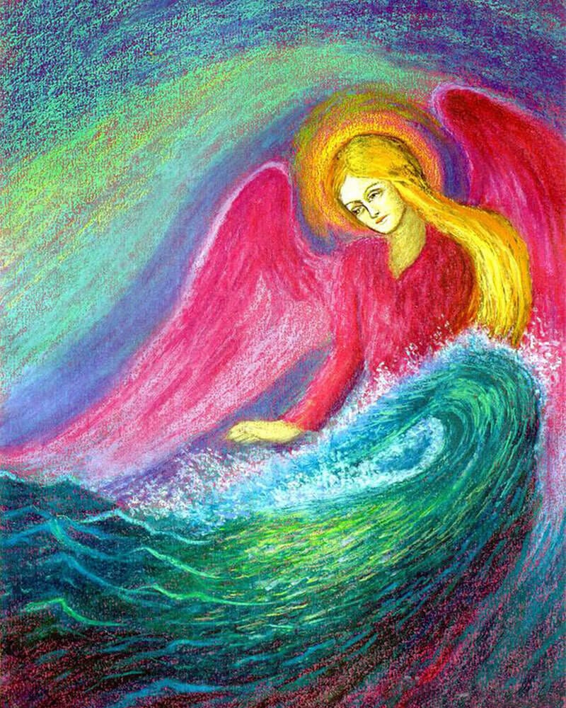 paintingnumberart 16"x20"/40x50cm / Without frame Calming Angel-Paint by Numbers Kit