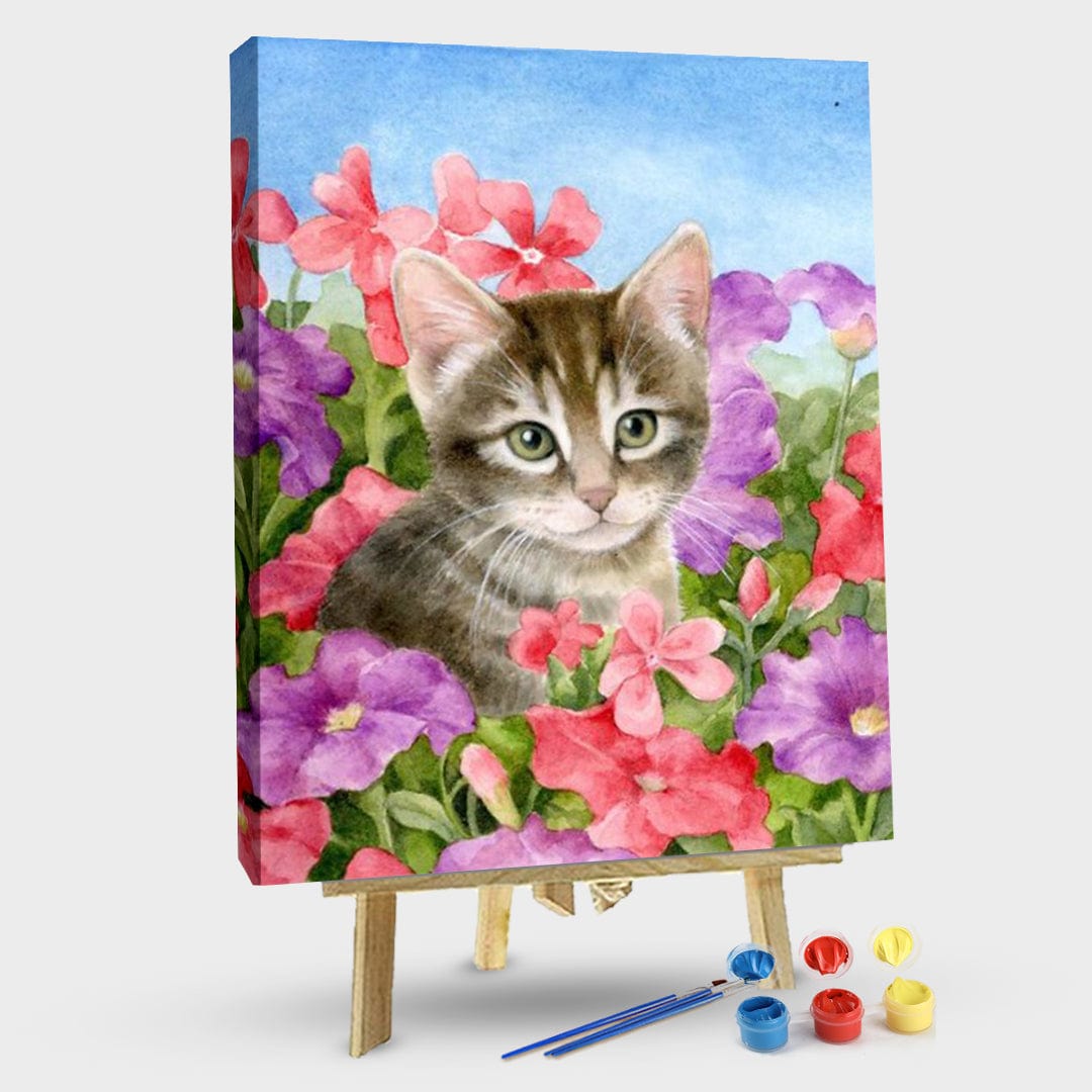 paintingnumberart 16"x20"/40x50cm / Without frame CatIII-Paint By Numbers Kit