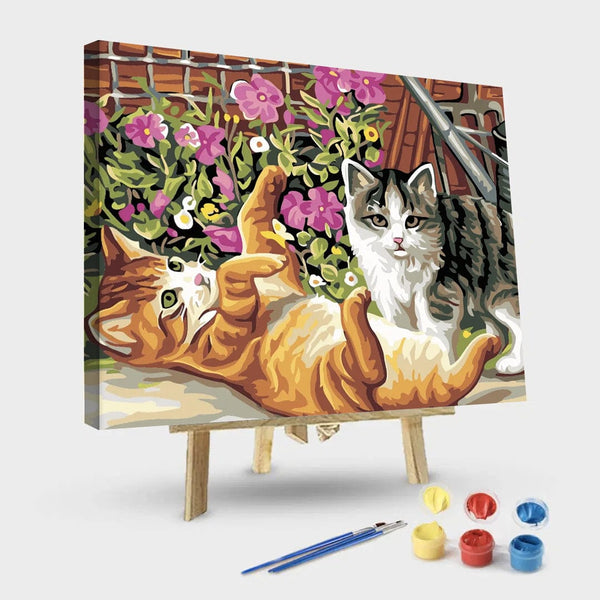 paintingnumberart 16"x20"/40x50cm / Without frame Cats Are Little Angels – Animals Paint By Number