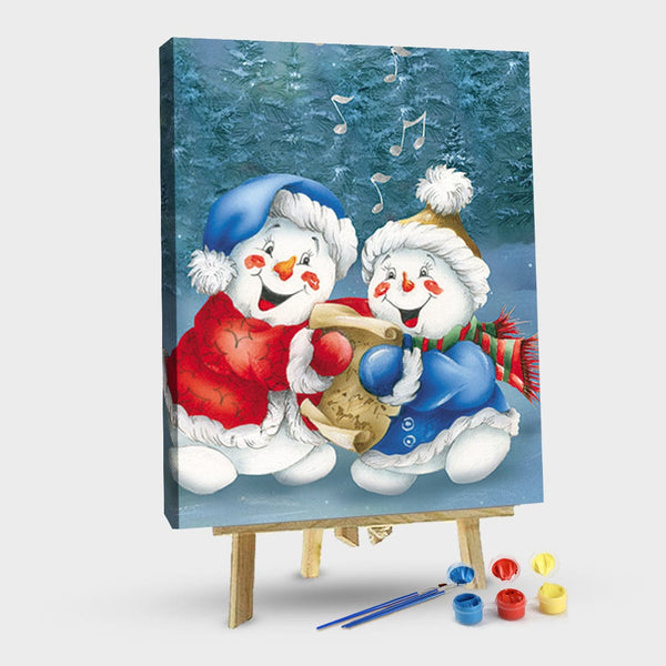 paintingnumberart 16"x20"/40x50cm / Without frame Christmas Delivery-Paint by Numbers Kit