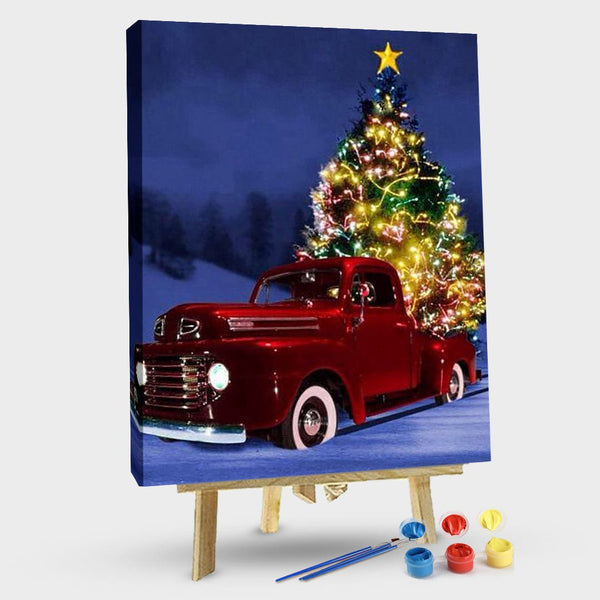 paintingnumberart 16"x20"/40x50cm / Without frame Christmas delivery2-Paint By Numbers Kit