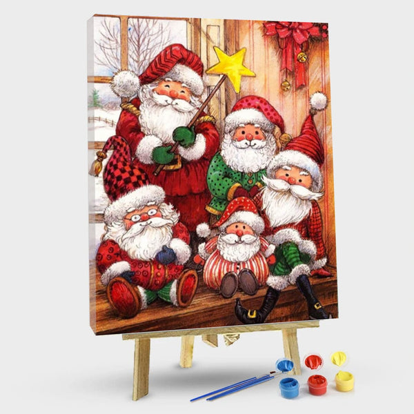 paintingnumberart 16"x20"/40x50cm / Without frame Christmas IV-Paint by Numbers Kit