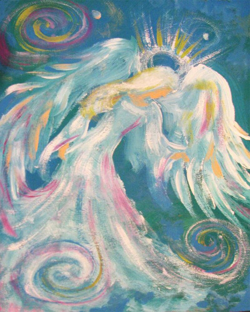 paintingnumberart 16"x20"/40x50cm / Without frame Colorful angel2-Paint by Numbers Kit
