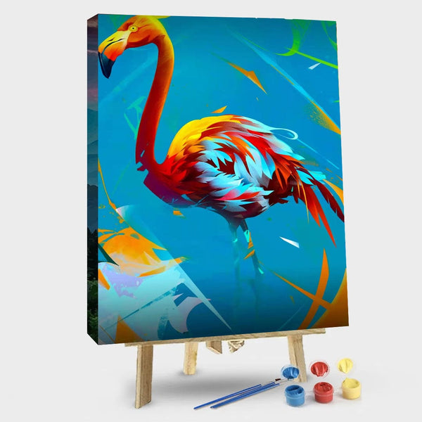 paintingnumberart 16"x20"/40x50cm / Without frame colorful firebird – Animals Paint By Number