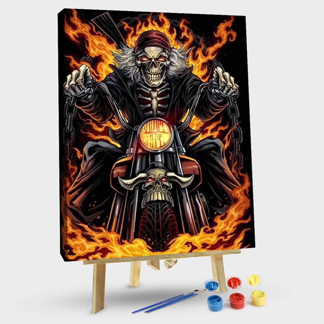 paintingnumberart 16"x20"/40x50cm / Without frame Cool Speed#3-Paint by Numbers Kit