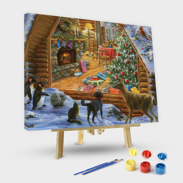 paintingnumberart 16"x20"/40x50cm / Without frame Cottage I-Paint by Numbers Kit