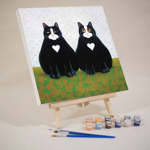 paintingnumberart 16"x20"/40x50cm / Without frame Eric & Shaun-Mini DIY Paint by Numbers Kit