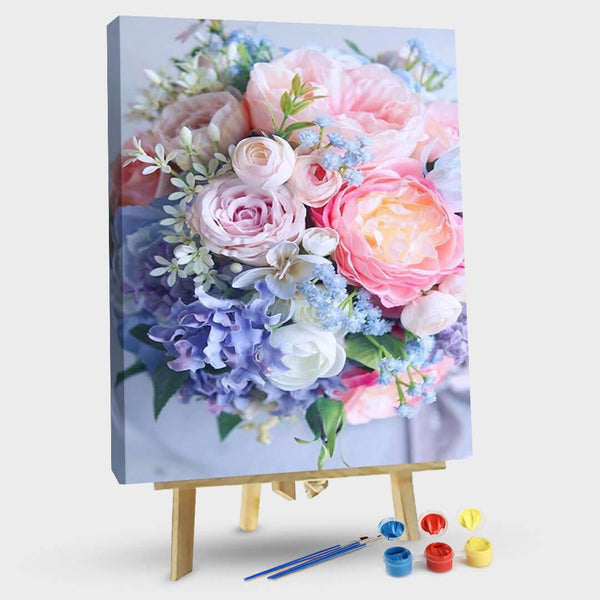 paintingnumberart 16"x20"/40x50cm / Without frame European style flower arrangement-Paint by Numbers Kit