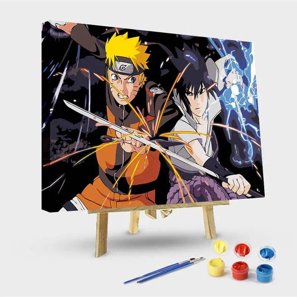 paintingnumberart 16"x20"/40x50cm / Without frame Fight-Paint by Numbers Kit
