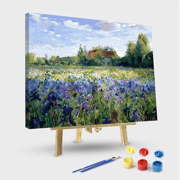 paintingnumberart 16"x20"/40x50cm / Without frame Flowers Unique Gift Calligraphy Painting – DIY Paint By Number