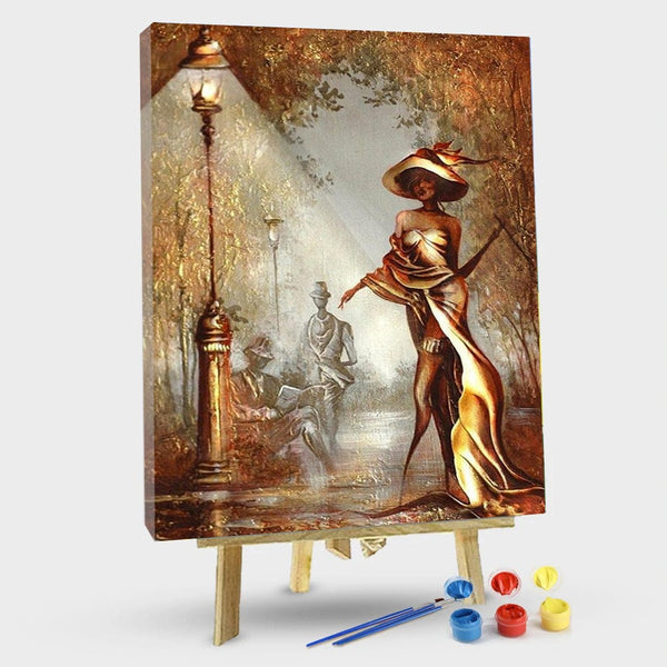 paintingnumberart 16"x20"/40x50cm / Without frame Goddess of temperament – Paint by number kit