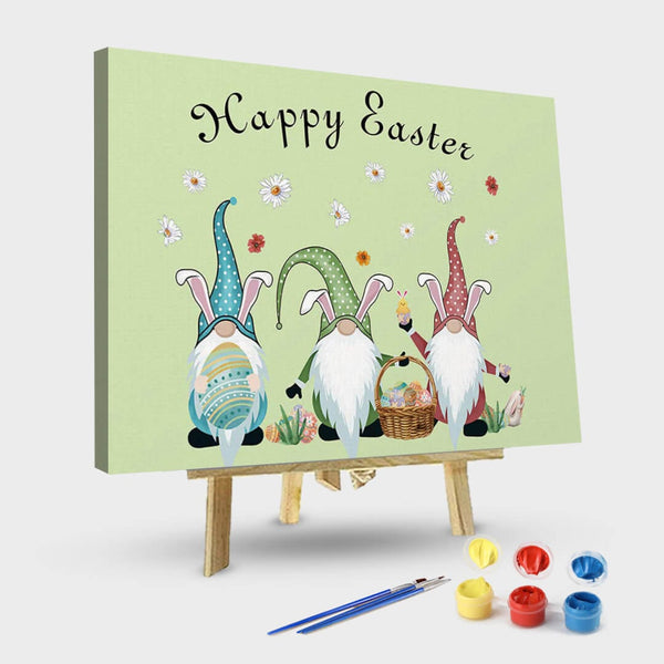 paintingnumberart 16"x20"/40x50cm / Without frame Happy Easter 2 – Paint By Numbers Kit