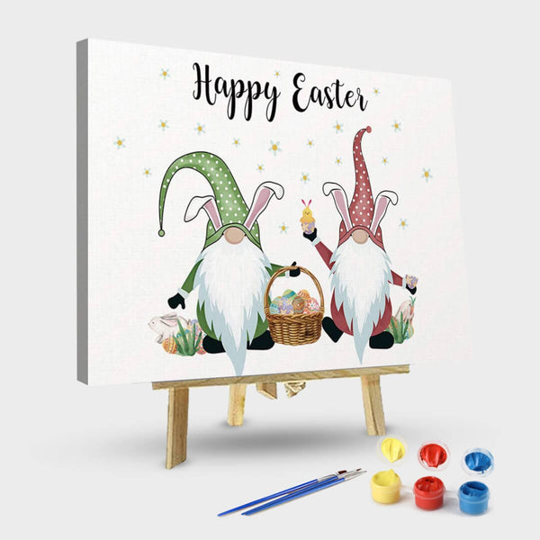 paintingnumberart 16"x20"/40x50cm / Without frame Happy Easter – Paint By Numbers Kit