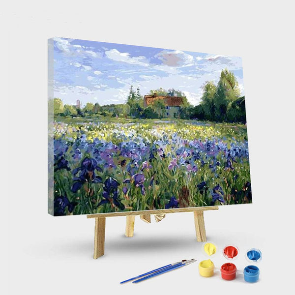 paintingnumberart 16"x20"/40x50cm / Without frame Happy Flower-Paint by Numbers Kit