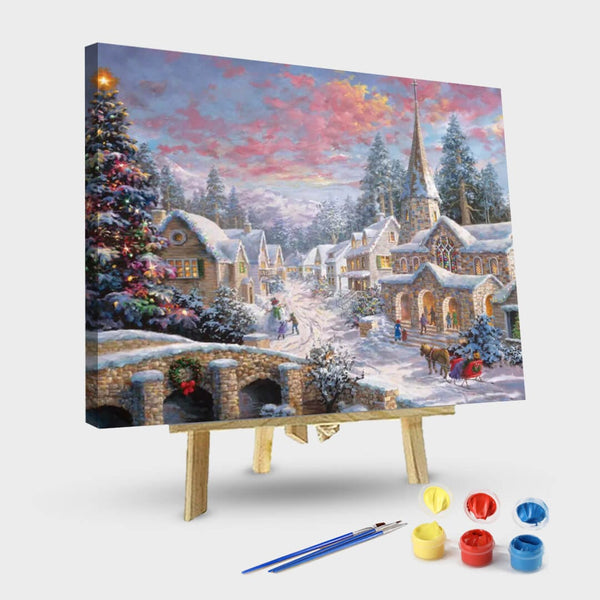 paintingnumberart 16"x20"/40x50cm / Without frame Heaven On Earth-Paint by Numbers Kit