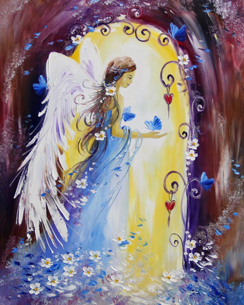 paintingnumberart 16"x20"/40x50cm / Without frame Holy angel – Paint by number kit