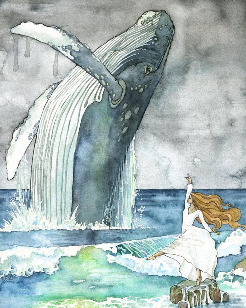 paintingnumberart 16"x20"/40x50cm / Without frame Humpback-Paint by Numbers Kit