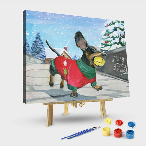 paintingnumberart 16"x20"/40x50cm / Without frame I’m Winter Ready-Paint by Numbers Kit
