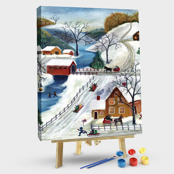 paintingnumberart 16"x20"/40x50cm / Without frame Inside glow print version-Paint by Numbers Kit