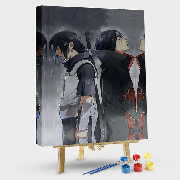paintingnumberart 16"x20"/40x50cm / Without frame Itachi Uchiha-Paint by Numbers Kit