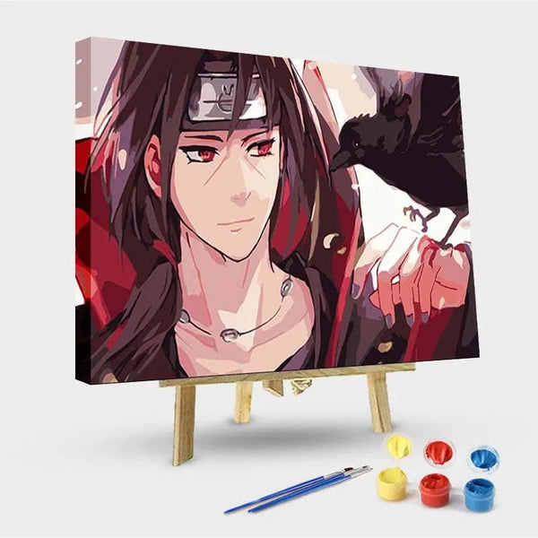 paintingnumberart 16"x20"/40x50cm / Without frame Itachi Uchiha-Paint by Numbers Kit