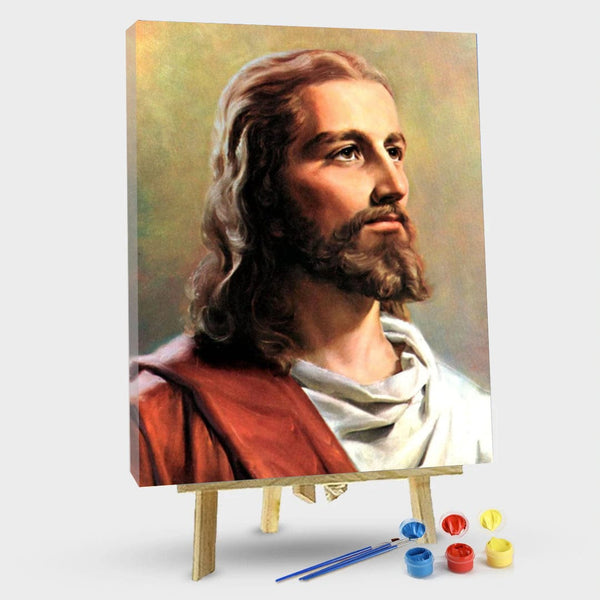 paintingnumberart 16"x20"/40x50cm / Without frame Jesus Portrait-Paint by Numbers Kit