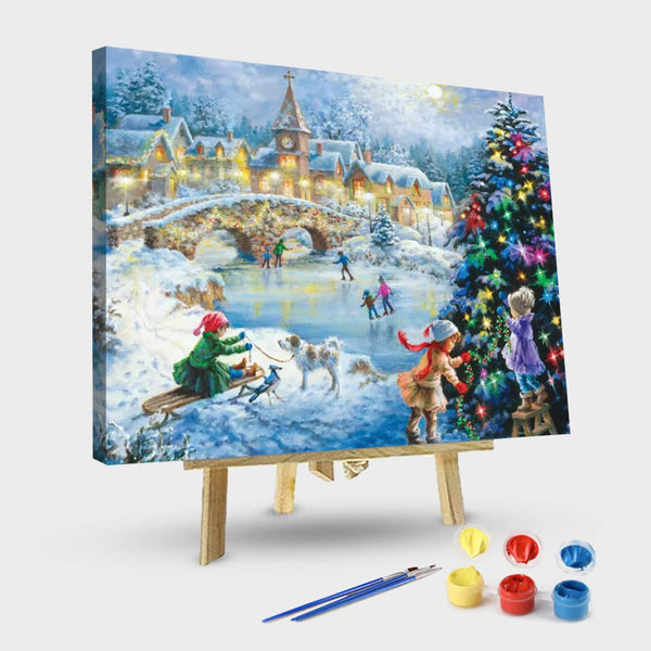 paintingnumberart 16"x20"/40x50cm / Without frame Joyful Celebration-Paint by Numbers Kit
