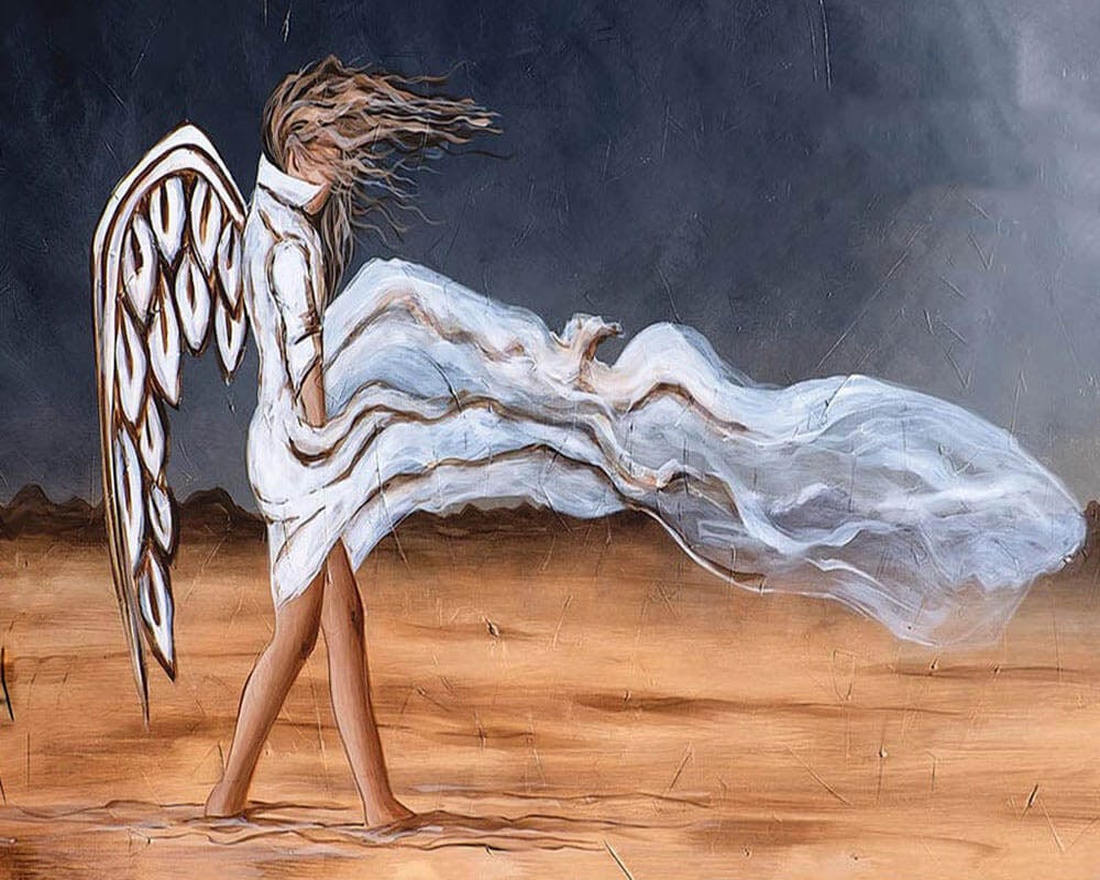 paintingnumberart 16"x20"/40x50cm / Without frame Keep Walking Through The Storm-Paint by Numbers Kit
