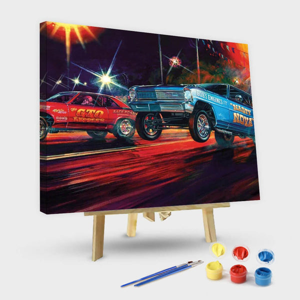 paintingnumberart 16"x20"/40x50cm / Without frame Lift-Off-Paint by Numbers Kit