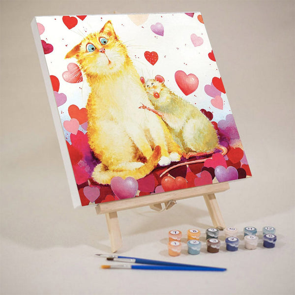 paintingnumberart 16"x20"/40x50cm / Without frame Limitless Love-Mini DIY Paint by Numbers Kit