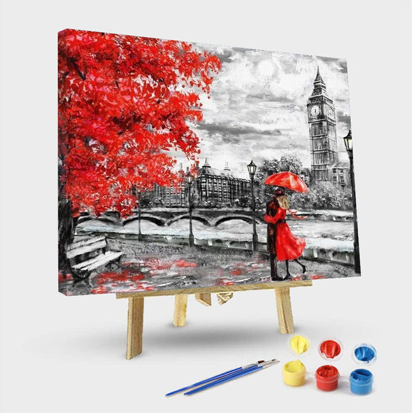 paintingnumberart 16"x20"/40x50cm / Without frame Love in London – Paint By Numbers