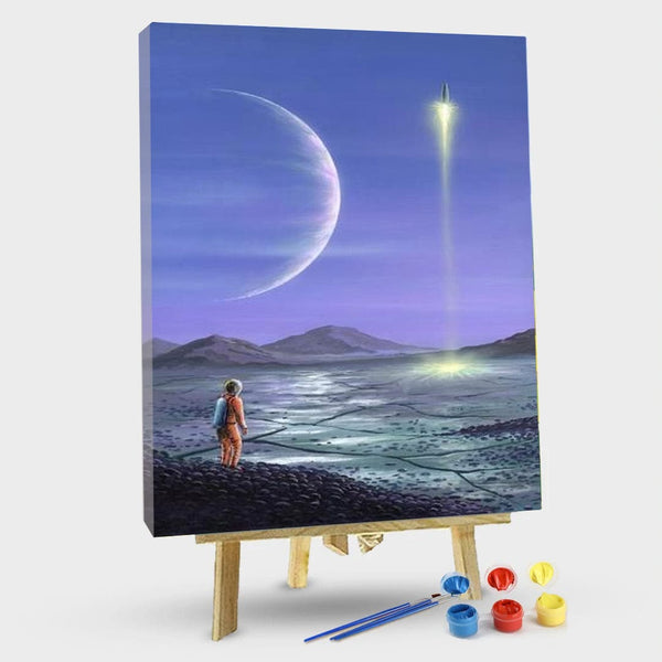 paintingnumberart 16"x20"/40x50cm / Without frame lunar technology-Paint by Numbers Kit