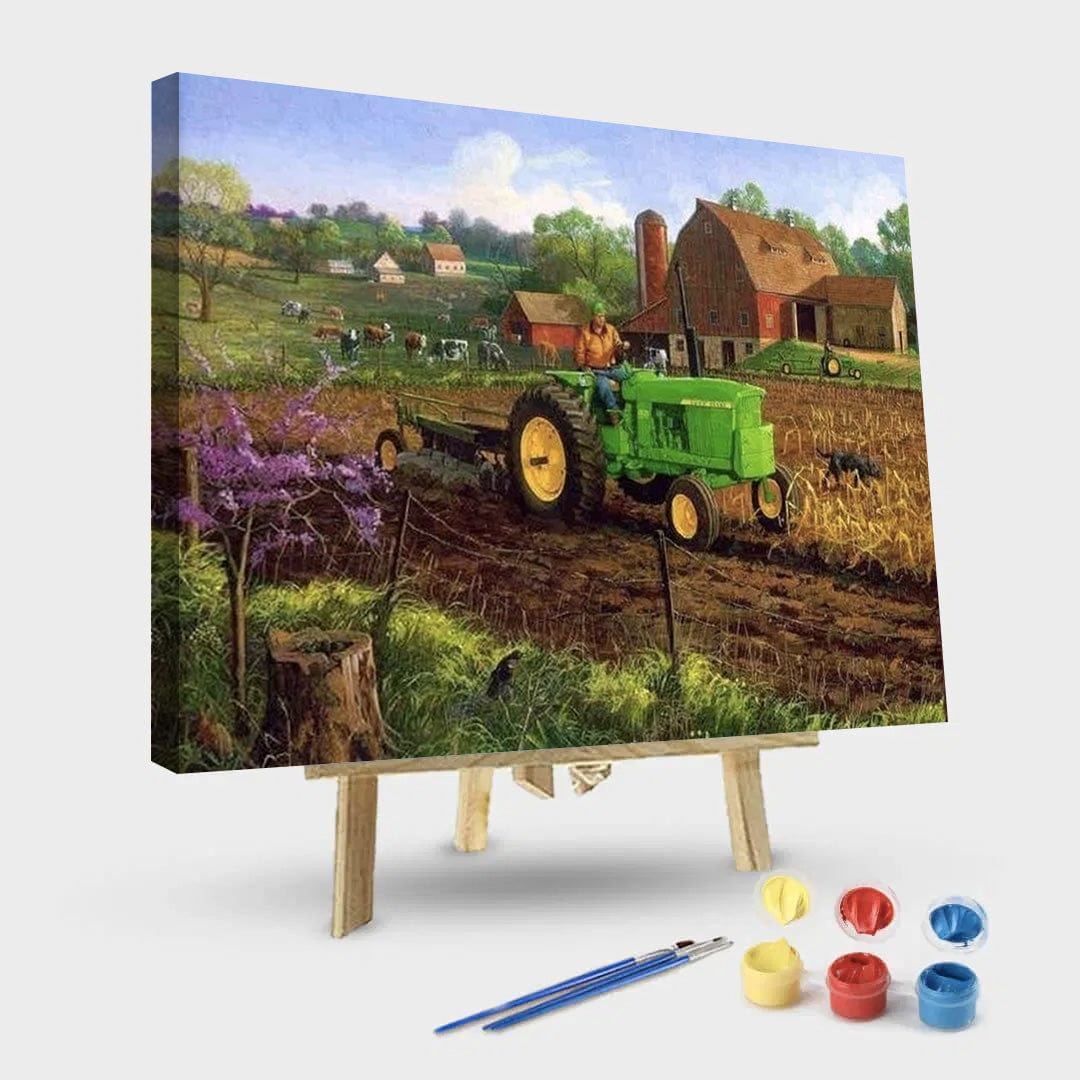 paintingnumberart 16"x20"/40x50cm / Without frame Minimalism-Farm Paint by Numbers Kit