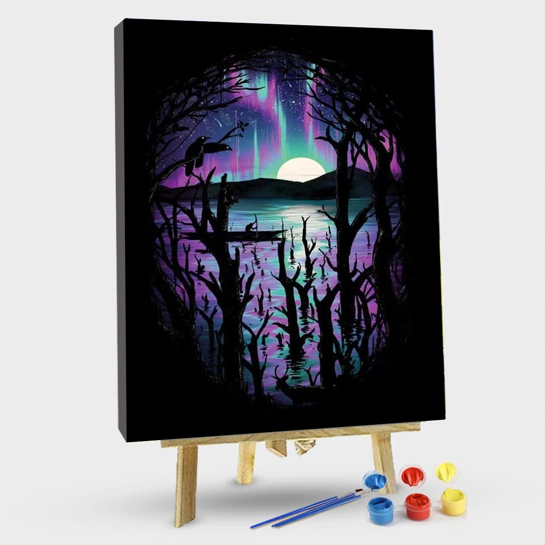 paintingnumberart 16"x20"/40x50cm / Without frame Moonlight – Paint By Number