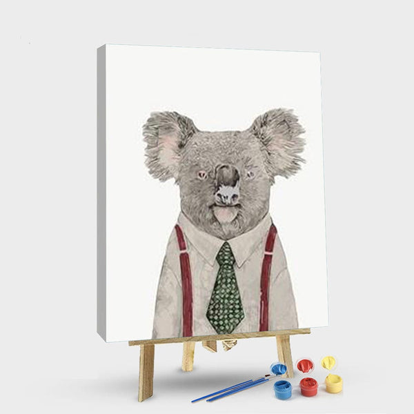 paintingnumberart 16"x20"/40x50cm / Without frame Mr Koala – Animals Paint By Number