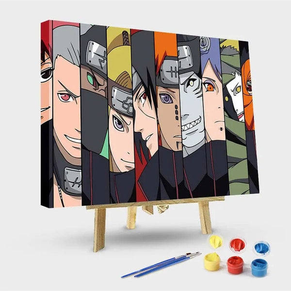 paintingnumberart 16"x20"/40x50cm / Without frame Naruto-Paint by Numbers Kit