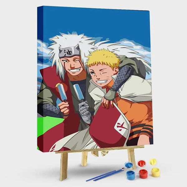 paintingnumberart 16"x20"/40x50cm / Without frame Naruto-Paint by Numbers Kit