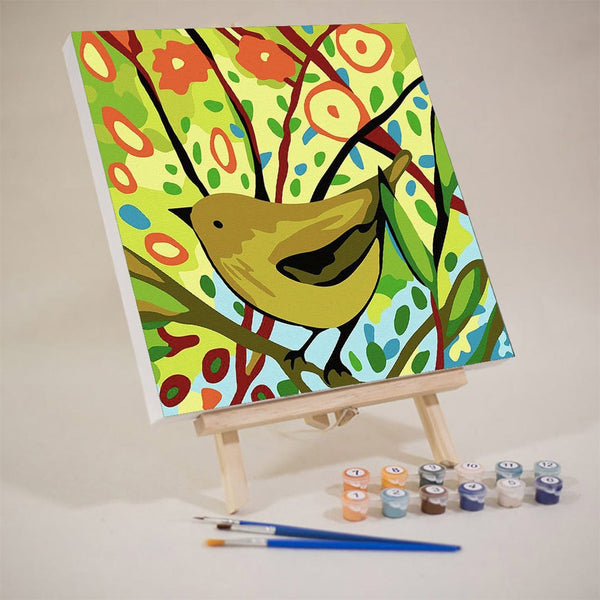 paintingnumberart 16"x20"/40x50cm / Without frame Oil Paiting Bird-Mini DIY Paint by Numbers Kit
