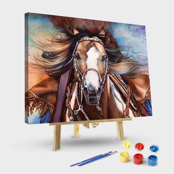 paintingnumberart 16"x20"/40x50cm / Without frame On Money-Paint by Numbers Kit