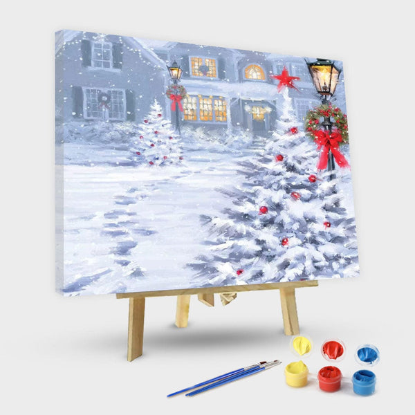 paintingnumberart 16"x20"/40x50cm / Without frame Our House-Paint by Numbers Kit