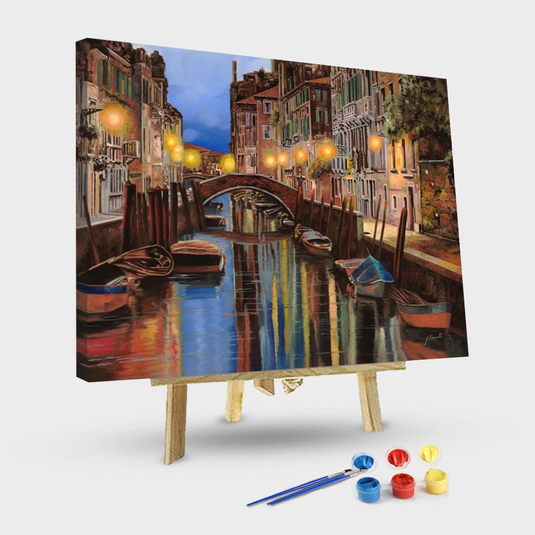 paintingnumberart 16"x20"/40x50cm / Without frame Paint By Numbers Kit-Alba a Venezia